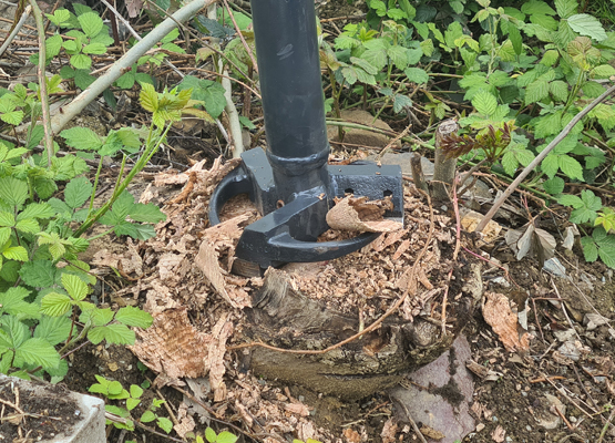 Baumstumpffräse MS01 mieten - Häner HEB2000